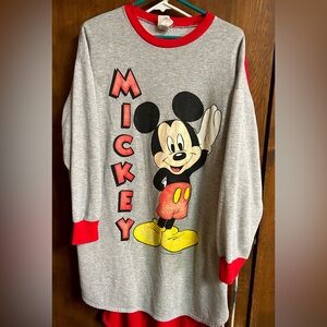 Vintage Mickey Mouse Sweater Sleep Dress